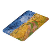 Vincent van Gogh | Radfeld mit Krähen, 1890 Magnet (Linke Seite)
