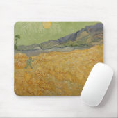 Vincent van Gogh| Radfeld mit Sensenmann, 1889 Mousepad (Mit Mouse)