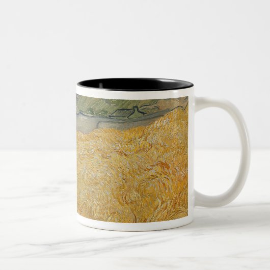 Vincent van Gogh| Radfeld mit Sensenmann, 1889 Zweifarbige Tasse (Rechts)