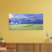 Vincent van Gogh | Radfelder unter Thunderclow Leinwanddruck (Insitu (Wohnzimmer))