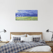Vincent van Gogh | Radfelder unter Thunderclow Leinwanddruck (Insitu (Schlafzimmer))
