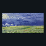 Vincent van Gogh | Radfelder unter Thunderclow Poster<br><div class="desc">Radfelder unter Thunderwolken,  1890 | von Vincent van Gogh | Art Location: Van Gogh Museum,  Amsterdam,  Niederlande | Dutch Artist | Image Collection number: XIR253144</div>