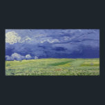 Vincent van Gogh | Radfelder unter Thunderclow Poster<br><div class="desc">Radfelder unter Thunderwolken,  1890 | von Vincent van Gogh | Art Location: Van Gogh Museum,  Amsterdam,  Niederlande | Dutch Artist | Image Collection number: XIR253144</div>