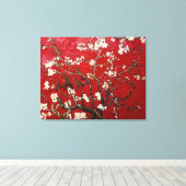 Vincent van Gogh Red Almond Blossom (1890) Leinwanddruck (Insitu (Holzboden))