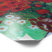 Vincent Van Gogh - Red Poppies and Daisies Fotodruck (Ecke)