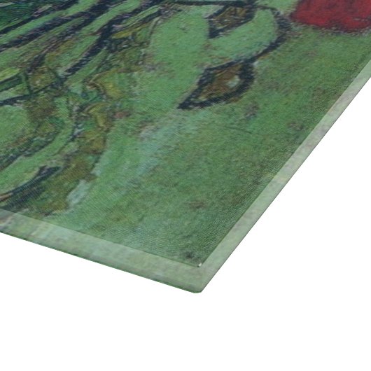 Vincent Van Gogh - Red Poppies and Daisies Schneidebrett (Ecke)