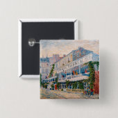 Vincent van Gogh - Restaurant de la Sirene Button (Vorne & Hinten)