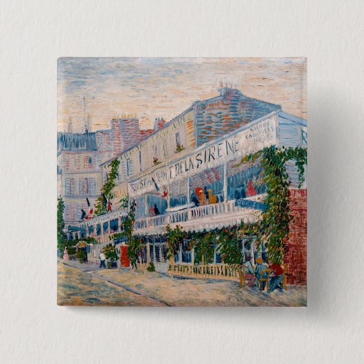 Vincent van Gogh - Restaurant de la Sirene Button (Vorderseite)