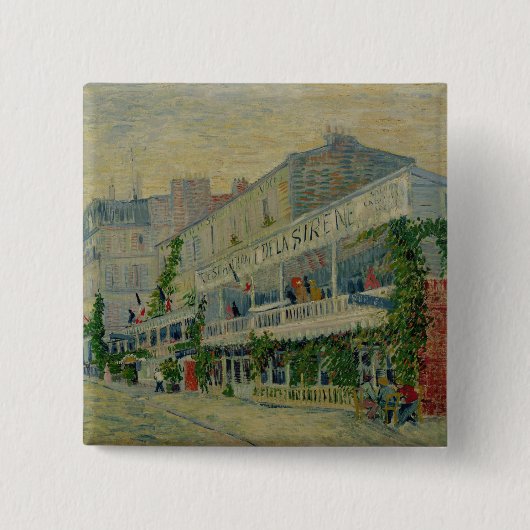 Vincent van Gogh | Restaurant de la Sirene Button (Vorderseite)