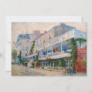 Vincent van Gogh - Restaurant de la Sirene Dankeskarte