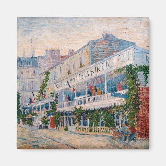 Vincent van Gogh - Restaurant de la Sirene Magnet (Vorne)