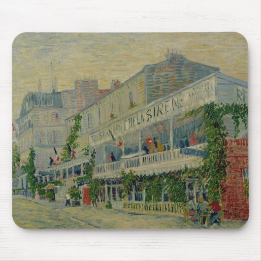 Vincent van Gogh | Restaurant de la Sirene Mousepad (Vorne)