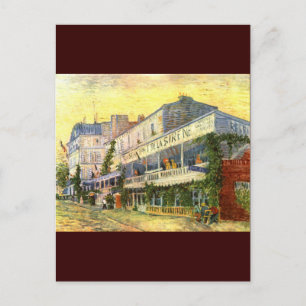 Vincent Van Gogh Restaurant de La Sirene Postkarte