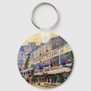 Vincent Van Gogh - Restaurant De La Sirene Schlüsselanhänger