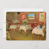Vincent van Gogh Restaurant Soft Open Einladung (Vorderseite)