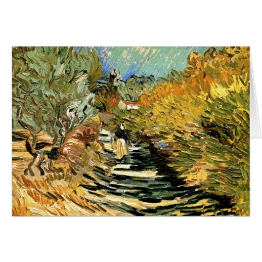 Vincent van Gogh Road bei Saint-Remy, weibliche Ab (Vorderseite (Horizontal))
