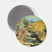 Vincent van Gogh Road bei Saint-Remy, weibliche Ab Magnet (Vorderseite/Rückseite)