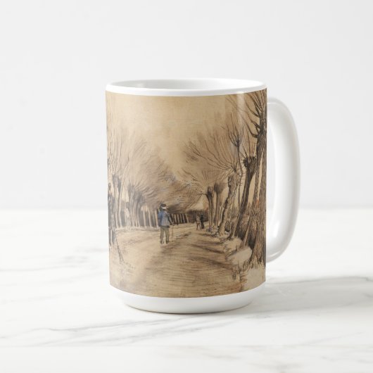 Vincent Van Gogh Road in Etten Kaffeetasse (VorderseiteRechts)
