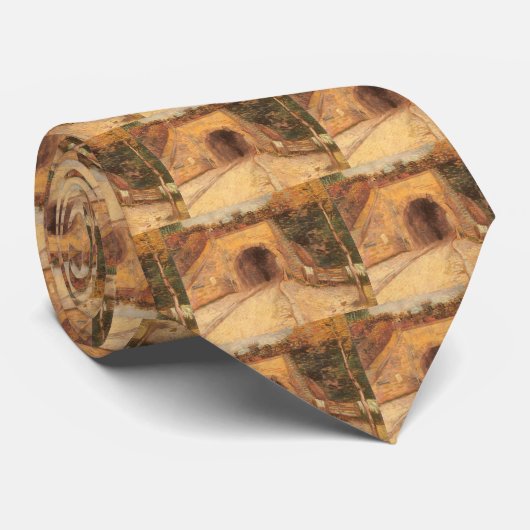 Vincent van Gogh - Roadway Underpass, The Viadukt Krawatte (Gerollt)