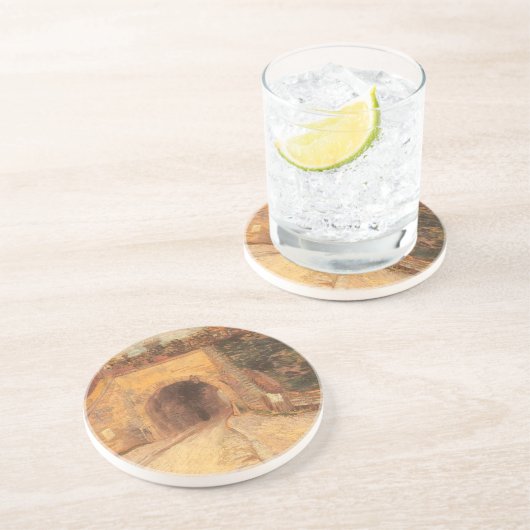 Vincent van Gogh - Roadway Underpass, The Viadukt Untersetzer (Seite)