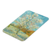 Vincent van Gogh - Rosa blühender Pfirsichbaum Magnet (Linke Seite)