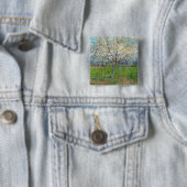 Vincent van Gogh - Rosa Obstgarten Button (Beispiel)