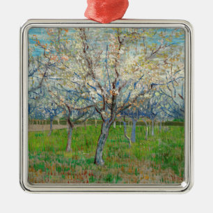 Vincent van Gogh - Rosa Obstgarten Ornament Aus Metall