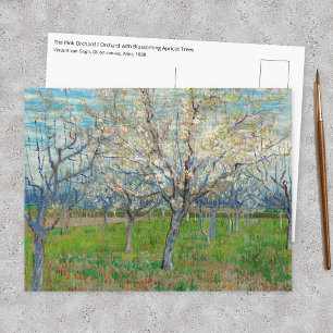 Vincent van Gogh - Rosa Obstgarten Postkarte