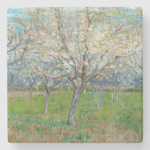 Vincent van Gogh - Rosa Obstgarten Steinuntersetzer