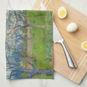 Vincent van Gogh - Rosa Orchard Geschirrtuch (Viertel Falte)