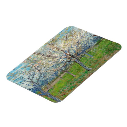 Vincent van Gogh - Rosa Orchard Magnet (Linke Seite)