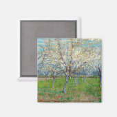 Vincent van Gogh - Rosa Orchard Magnet (Vorderseite/Rückseite)