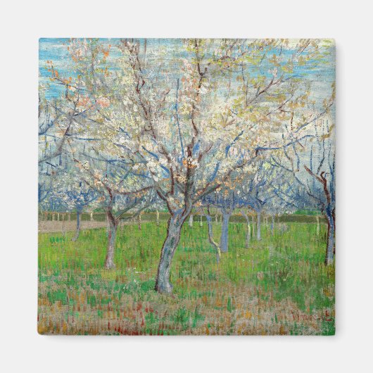 Vincent van Gogh - Rosa Orchard Magnet (Vorne)
