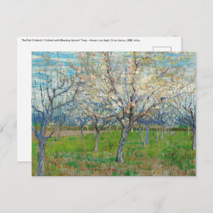 Vincent van Gogh - Rosa Orchard Postkarte