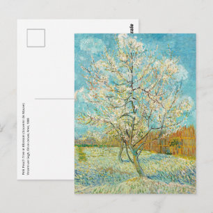 Vincent van Gogh - Rosa Pfirsichbaum in Blüte Postkarte