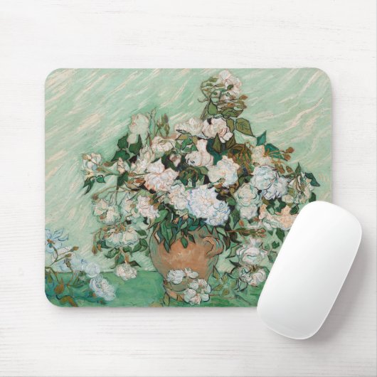 Vincent van Gogh | Rose, 1890 Mousepad (Mit Mouse)