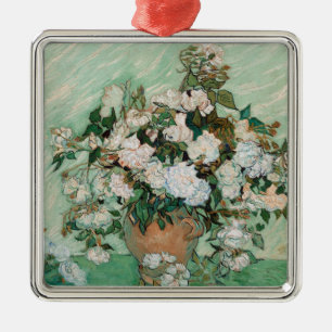 Vincent van Gogh Rose, 1890 Ornament Aus Metall