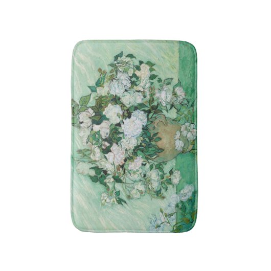 Vincent van Gogh - Rose Badematte (Vorderseite Vertikal)
