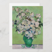 Vincent van Gogh - Rose Dankeskarte (Vorne/Hinten)