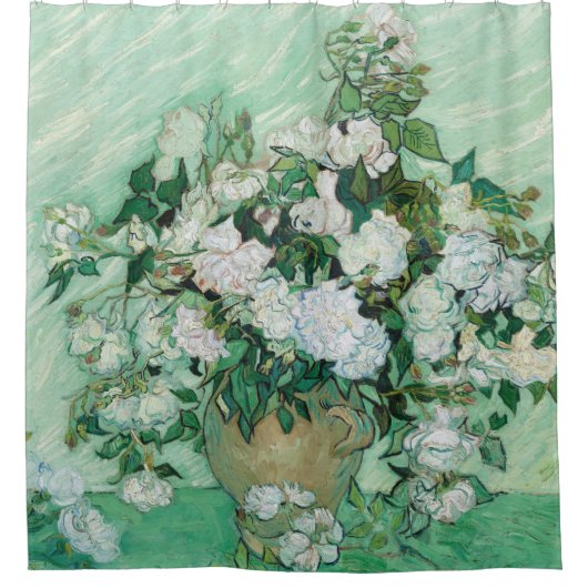 Vincent van Gogh - Rose Duschvorhang (Vorderseite)