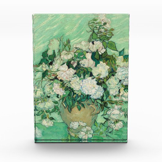 Vincent van Gogh Rose Fotoblock (Vorderseite)