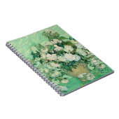 Vincent van Gogh Rose Impressionist Notizblock (Rechte Seite)