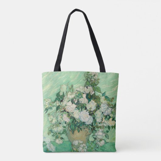 Vincent van Gogh Rose Impressionist Tasche (Rückseite)