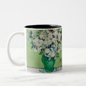 Vincent Van Gogh Rose Individuelle Name Green Zweifarbige Tasse (Links)