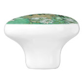 Vincent van Gogh - Rose Keramikknauf (Seitenansicht)