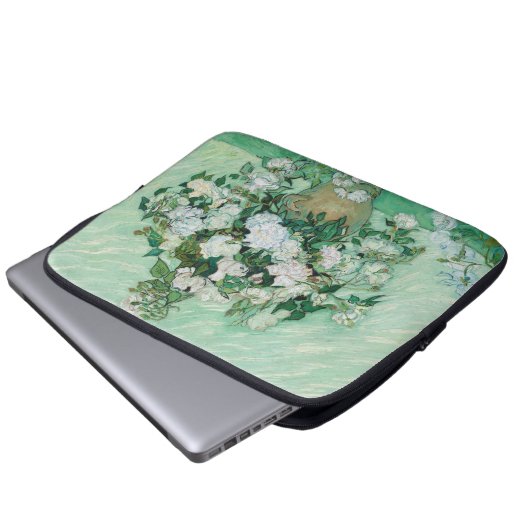 Vincent van Gogh - Rose Laptopschutzhülle (Vorne Knopf)