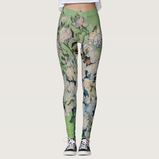 Vincent van Gogh - Rose Leggings (Vorderseite)