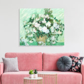Vincent van Gogh - Rose Leinwanddruck (Insitu (Wohnzimmer))