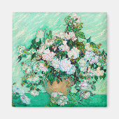 Vincent van Gogh Rose Magnet (Vorne)