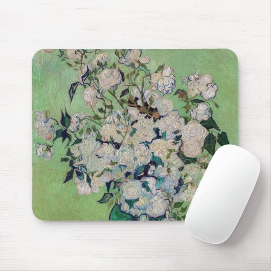 Vincent van Gogh - Rose Mousepad (Mit Mouse)